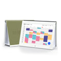 Smart Digital Calendar, Family Planner No Subscription | Wall Planner WiFi Sync Color-Coded Family Schedule, Chore Chart & Meal Plan, HD Interactive Touchscreen Smart Calendar with Green Case