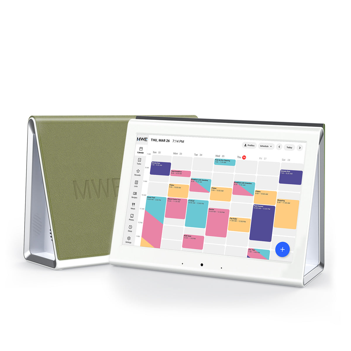 Smart Digital Calendar, Family Planner No Subscription | Wall Planner WiFi Sync Color-Coded Family Schedule, Chore Chart & Meal Plan, HD Interactive Touchscreen Smart Calendar