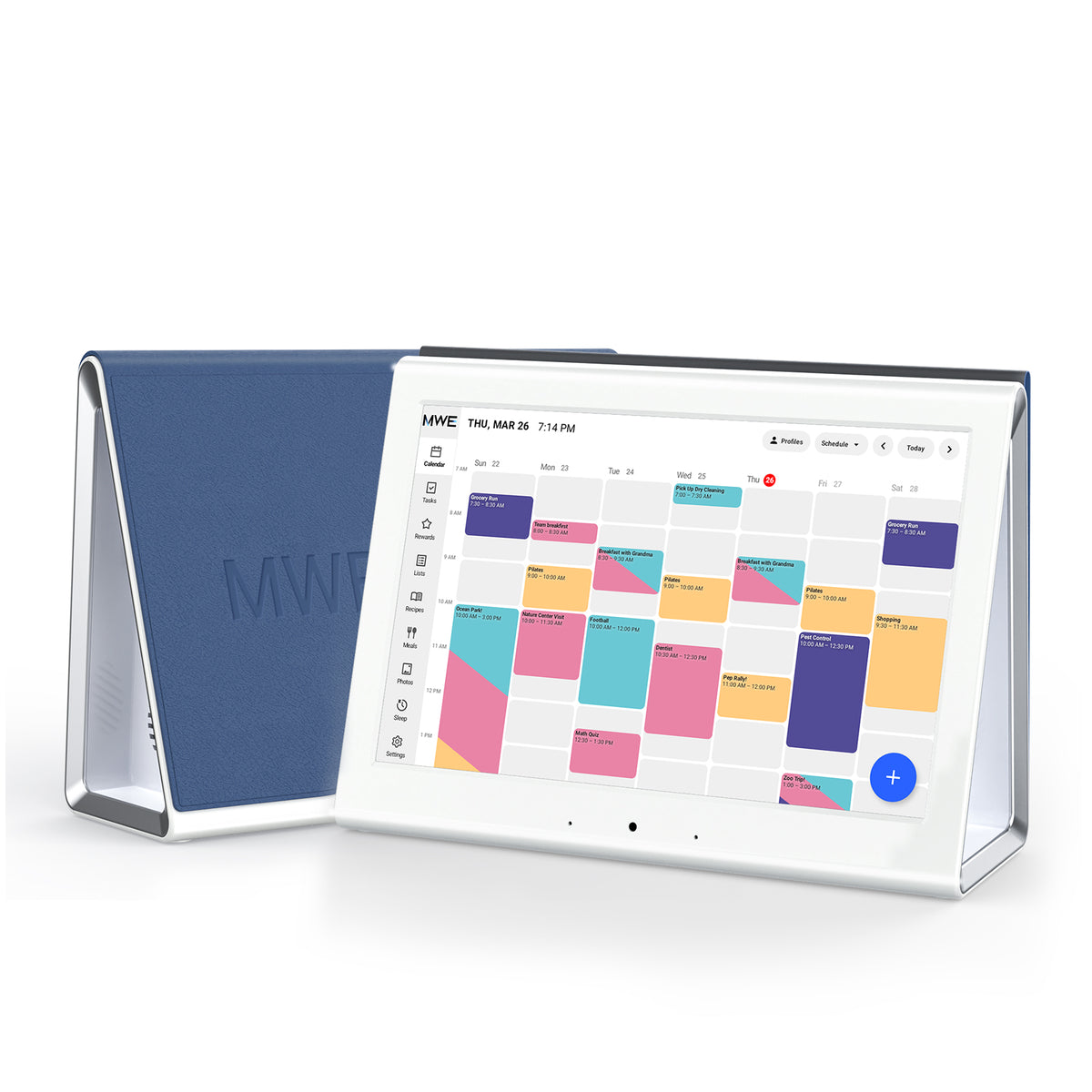 Smart Digital Calendar, Family Planner No Subscription | Wall Planner WiFi Sync Color-Coded Family Schedule, Chore Chart & Meal Plan, HD Interactive Touchscreen Smart Calendar